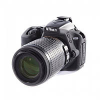 Защитный силиконовый чехол для фотоаппаратов Nikon D5500, D5600 - черный