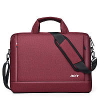 Сумка для ноутбука противоударная 15,6"-17" Acer Бордовая ( код: IBN017R5 )