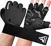 Рукавички для фітнесу RDX T2 Half Black XL, фото 8