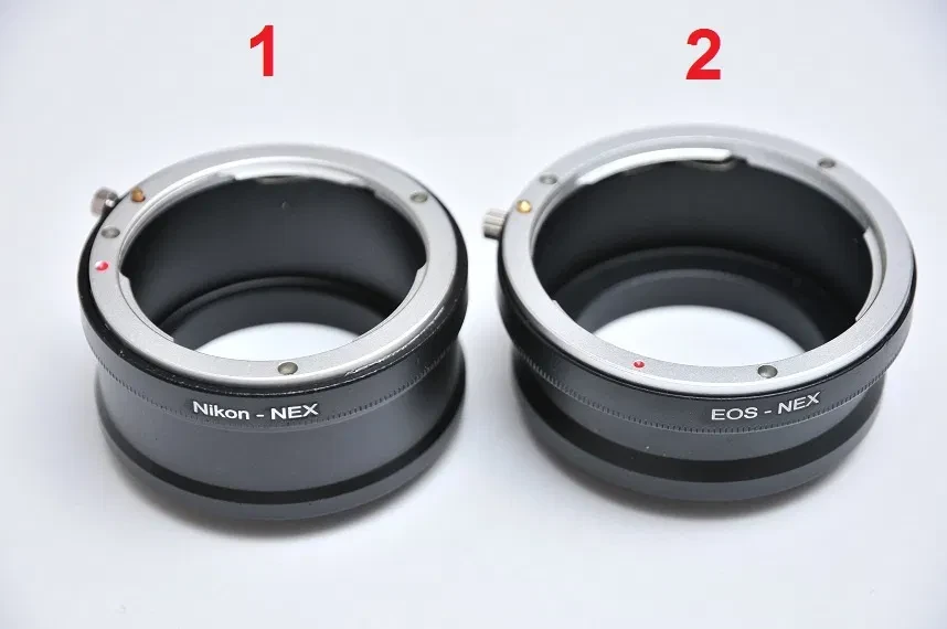 Nikon F-NEX, Canon EOS-NEX Адаптер, перехідник SONY Nex Метал кільце