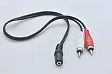 Кабель 3.5/RCA/AUX/2.5/мм/minijack/тюльпани перехідник аудіо стерео, фото 3