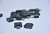 OTG USB to Type C під флешку Перехідник з Type C на USB A зворотний, фото 4