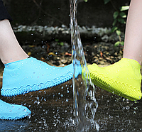 Водонепроникні силіконові бахіли Waterproos Silicone Shoe Cover гумові чохли для взуття K-K.