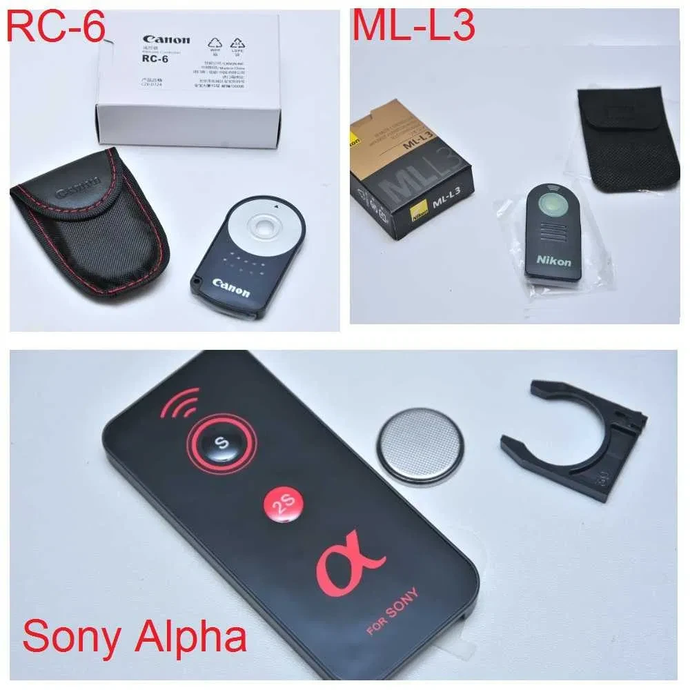 Інфрачервоний пульт ДК Canon RC-6/Nikon ML-L3/Sony ІЧ спускова кнопка.