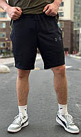 Черные шорты Under Armour спортивные мужские летние ,Трикотажные шорты Андер Армор черного цвета (Темный wear