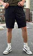 Черные шорты Palm Angels спортивные мужские летние , Трикотажные шорты Палм Ангелс черного цвета (Темный wear