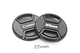 Nikon/Canon Передня кришка об'єктива 49 52 55 58 62 67 72 77 82 мм, фото 8