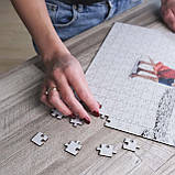 Класичний Дерев'яний Пазл Вертикальний Woods Story За Вашим Фото L, фото 7