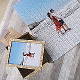 Класичний Дерев'яний Пазл Вертикальний Woods Story За Вашим Фото L, фото 4