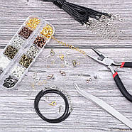 Набір для виготовлення прикрас - Майстер-Шик - 973 предмети - фурнітура, інструменти - №10, фото 2