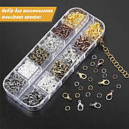 Набір для виготовлення прикрас - Майстер-Шик - 973 предмети - фурнітура, інструменти - №10, фото 3