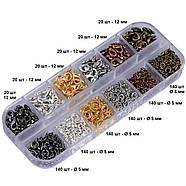 Набір для виготовлення прикрас - Майстер-Шик - 973 предмети - фурнітура, інструменти - №10, фото 5