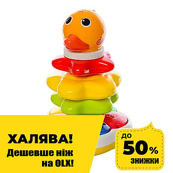 Пірамідка музична Limo Toy (неваляшка, брязкальце, звук українською) 7015-7040