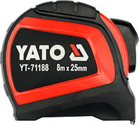 Рулетка Yato з нейлоновим покриттям 8 м x 25 мм (YT-71188)