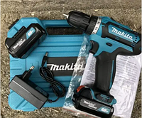 Шуруповерт Makita для дома с двумя аккумуляторами на 24V с набором инструментов в чемодане беспроводной tal