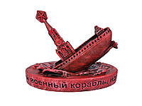 Патриотическая статуэтка из гипса на подарок с легендарной фразой "Русский военный корабль иди нах**" tal