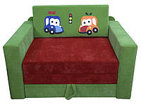 Малютка диван Ribeka Машинки Зеленый (07M033) UN, код: 6491899