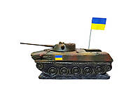 Статуэтка военной техники БМД-2 гипсовый патриотический сувенир подарок мужчине на день Защитника Украины