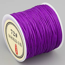 Шнур нейлоновий Шамбала 0,8 мм +-50 м Фіолетовий