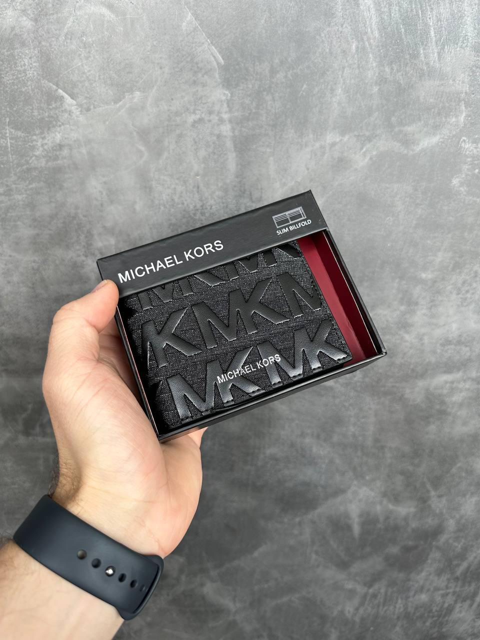 Чоловічий чорний Портмоне Michael Kors