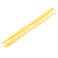 Крючок для вязания пластиковый 3 мм 1 шт. Желтый