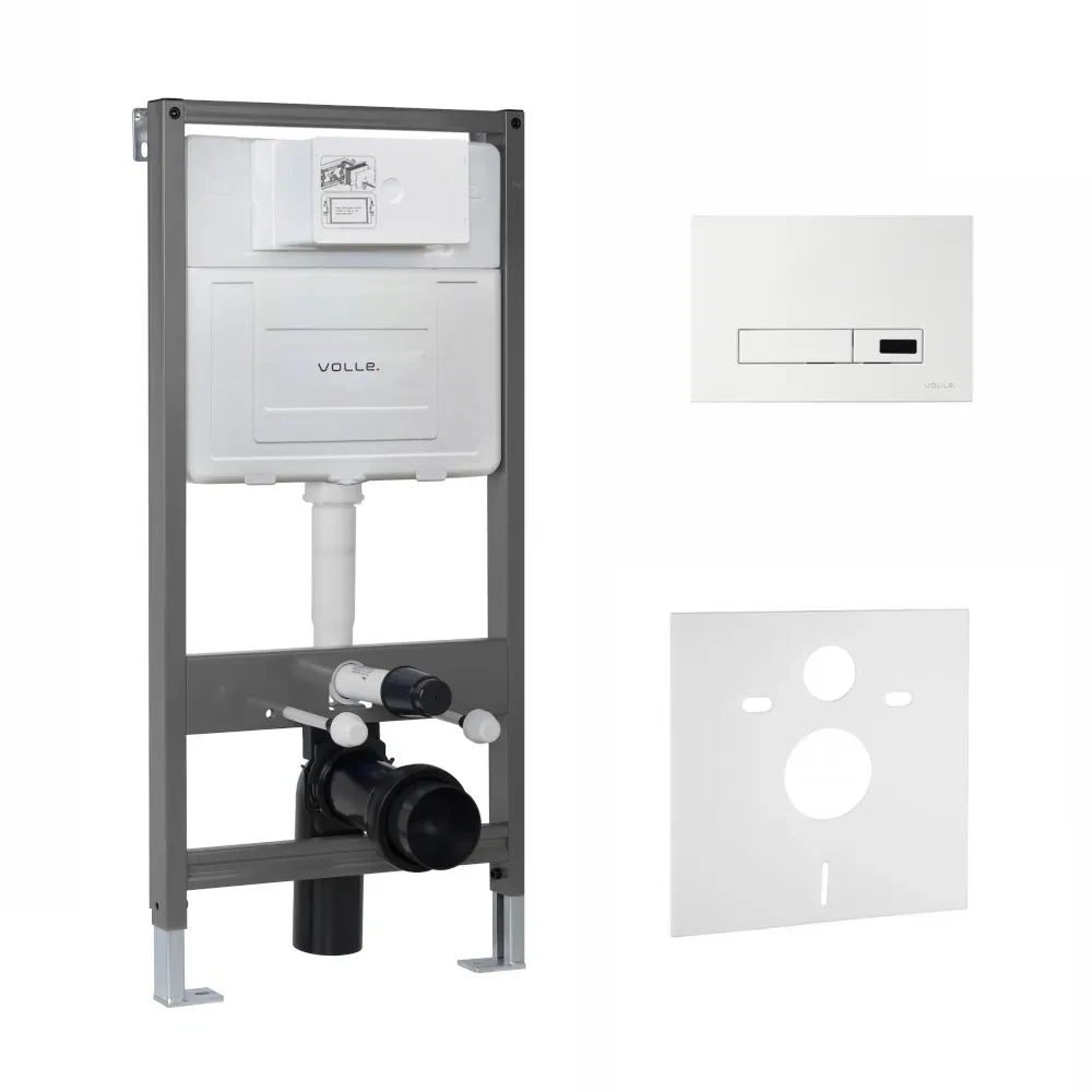 Інсталяція для унітаза Volle Master Evo Sensor 2220.010305 з білою сенсорною кнопкою