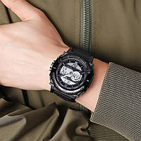 Годинник тактичний протиударний SKMEI 2098BKWT, Оригінальний чоловічий годинник, Годинник KY-786 армійський скмей