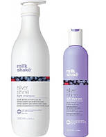 Фиолетовый шампунь для светлых волос Milk Shake Silver Shine Light Shampoo