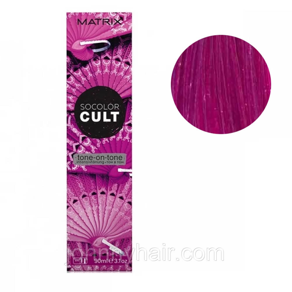 Семі-перманентна фарба прямої дії для волосся Фламенко Фуксія Matrix Socolor Cult Semi-Permanent Haircolor Flamenco Fuchsia, 90 мл