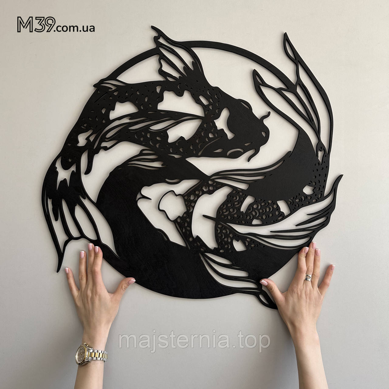 Декор из Дерева на Стену - Панно "Рыбы", 3D картина на стену (ID ...