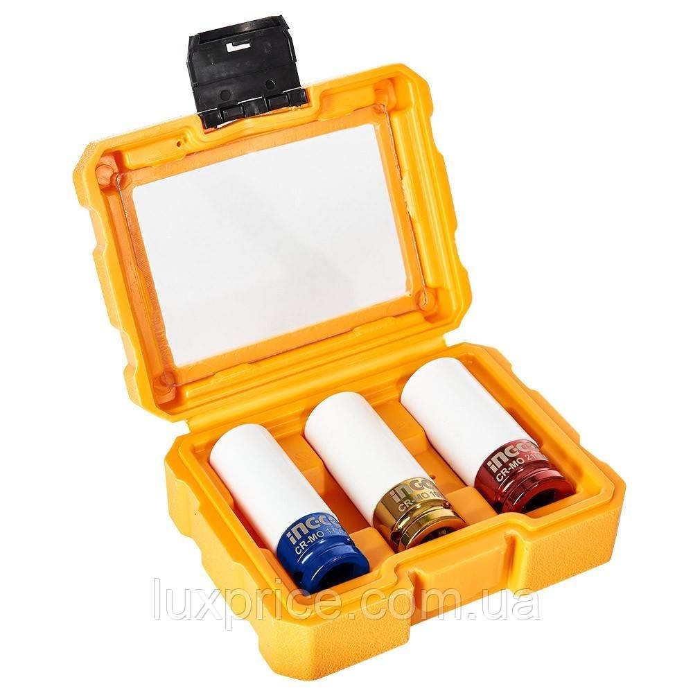 Набір ударних головок торцевих 1/2" INGCO HNMLNS031 INDUSTRIAL    Luxprice, фото 1