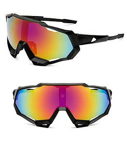 Спортивні окуляри із дзеркальними лінзами, велоокуляри