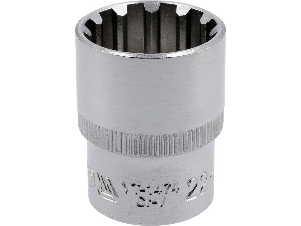 Головка торцева Spline YATO 1/2" 22 мм