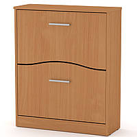 Тумба під взуття ТО-2 бук Компаніт (70х26х85 см)