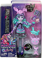 УЦЕНКА! Кукла Монстер Хай Твайла Monster High Twyla Doll Пижамная вечеринка Creepover Party HLP87 Mattel