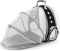 Прозрачный рюкзак Lollimeow с расширителем для переноски и прогулок кошек и домашних животных FG, код: 2613594