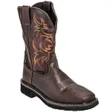 Чоловічі чоботи Казаки Justin Work Boots Waterproof 45 розмір, фото 2