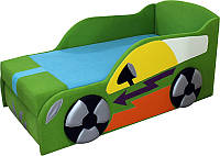 Кроватка машинка Ribeka Автомобильчик Зеленый (15M07) FG, код: 6491860