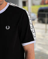 Футболка фред перри на лампасах футболка на лампасах от Fred Perry мужская футболка Fred Perry на лампасах L