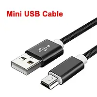 Кабель дріт USB — Mini USB 1 метр/ЮСБ — міні ЮСБ. MiniUSB - USB2.0 BY98