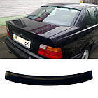 BMW E36 спойлер на заднє скло седан ABS пластик БМВ Е36 козирьок бленда скла