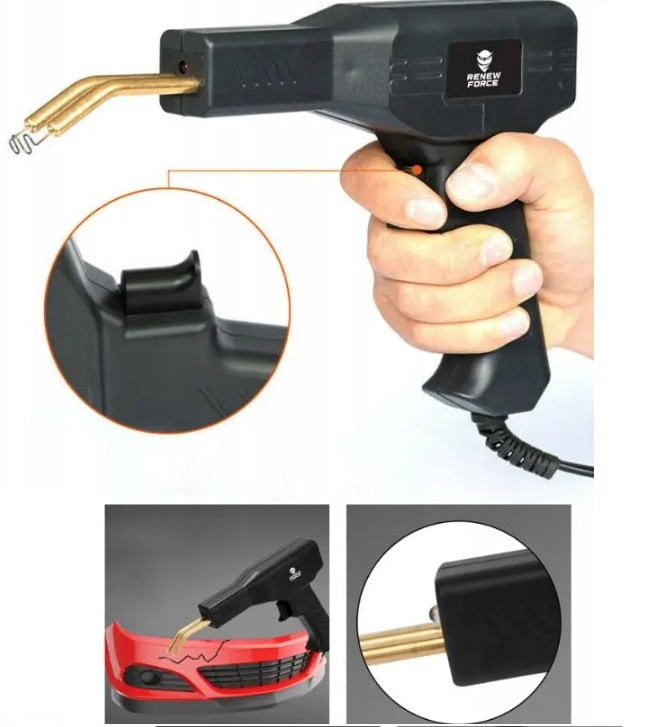 Пістолет для паяння пластику пайка бамперів обладнання для ремонту пластикових деталей, фото 1