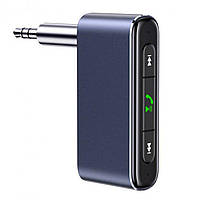 Bluetooth ресивер Usams US-SJ519 3.5DC Mini Car Wireless Audio Receiver BT5.0 Grey inc tal