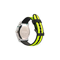 Ремінець для годинника Universal Epoxy two-color fluorescent 22mm 4.Yellow tal
