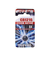 Батарейка MAXELL CR1216 1PC BLIST PK 1шт (M-11238800) inc tal