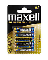 Батарейка MAXELL LR-6 SUPER 4PK BLIST 4шт (M-774409.04.EU) inc tal