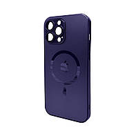 Чохол для смартфона AG Glass Matt Frame Color MagSafe Logo for Apple iPhone 13 Pro Max Deep Purple inc tal