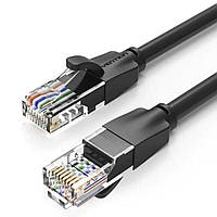 Кабель Vention Cat.6 UTP Patch Cable 25M Black (IBEBS) inc tal