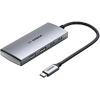 Хаб UGREEN CM480 USB-C to 2× USB 3.2+2×USB-C Adapter 10G (UGR-30758) inc tal
