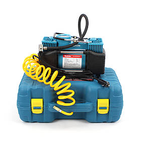 Автомобільний повітряний компресор Makita (72л/хв 12 V, 30 A), з набором інструментів
